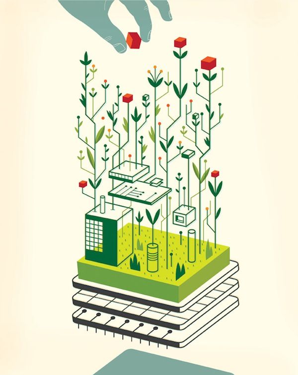 Layers growing — the substrate being prepared