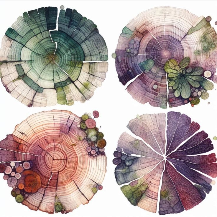 Tree rings — a digital footprint that grows organically over time